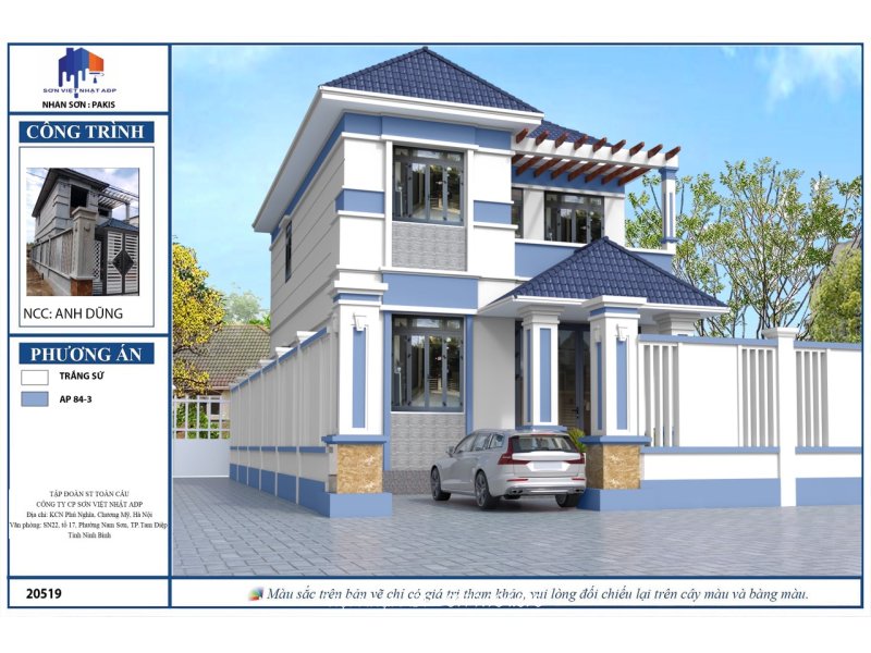 Mẫu Nhà phố 2 tầng sử dụng Sơn Việt Nhật.jpg Mẫu Nhà phố 2 tầng sử dụng Sơn Việt Nhật.jpg